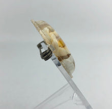 Load image into Gallery viewer, Original 1940s 1950s Reverse Carved Circular Lucite Brooch with Pansies *