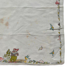 Load image into Gallery viewer, Original 1950's Crepe Hankie with Snow White Design - Great Gift Idea