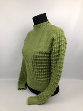 Load image into Gallery viewer, Reproduction 1930s Green Jumper - B35 38