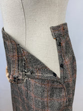 Load image into Gallery viewer, Original 1930s Black, Cream and Red Check Walking Suit - Bust 34 35