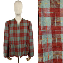 Load image into Gallery viewer, Absolutely Stunning Original 1940's Cropped Check Jacket - Bust 38 40 42