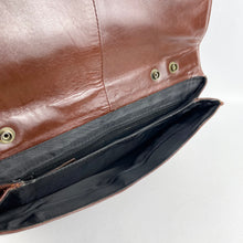 Load image into Gallery viewer, Vintage Spanish Leather Bag in Rich Chestnut Brown Shade