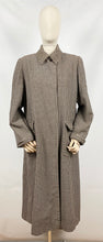 Load image into Gallery viewer, Original 1930s 1940s Brown and Cream Houndstooth Check Three Way Coat - Bust 38 40 42