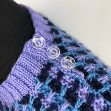 Load image into Gallery viewer, Reproduction 1940s Waffle Stripe Jumper Knitted from a Wartime Pattern - B 38 40 42