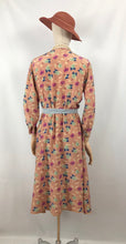 Load image into Gallery viewer, 1930s Rayon Floral Dress in Pastel Shades - Bust 36 38
