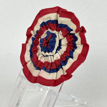 Load image into Gallery viewer, Original 1930's King George VI Coronation Rosette Pin - Patriotic Pin