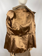 Load image into Gallery viewer, Reproduction Volup 1930s Brown Check Belted Walking Suit for a 44-36-46