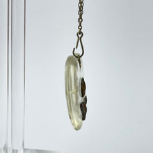 Load image into Gallery viewer, Original 1940's Lucite WW2 RAF Sweetheart Brooch of a Heart Set with Kings Crown and Eagle *