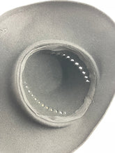 Load image into Gallery viewer, Original 1940s Black Felt Bonnet Hat with Bow Trim and Cut Out Detail