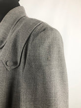 Load image into Gallery viewer, 1940s 1950s Volup Grey Wool Lady Scott Jacket - B44 46