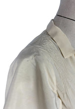 Load image into Gallery viewer, Original 1930's Cream Silk Dress with Mother-of-Pearl Buttons - Bust 32 34 *