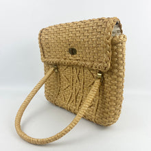 Load image into Gallery viewer, Vintage Straw Bag with Cute Oriental Lining - Perfect Summer Bag