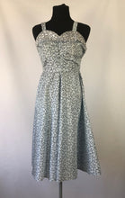 Load image into Gallery viewer, 1950s Artificial Silk Novelty Print Dress and Bolero Set - B32