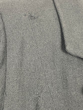 Load image into Gallery viewer, Original 1940's Inky Black Lightweight Wool Coat with Broad Shoulders - Bust 38 40 *