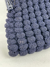 Load image into Gallery viewer, Original 1940s American Made Crochet Bag in Navy
