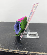 Load image into Gallery viewer, 1940's Felt Flower Anemone Corsage - Pretty Wartime Posy Brooch - Red, Pink, Mauve and Purple