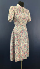 Load image into Gallery viewer, Exceptionally Beautiful 1930s Floral Dress - Bust 34 35 36