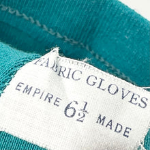 Load image into Gallery viewer, Vintage 1950's or 1960's Empired Made Seamed Gloves in Bright Turquoise - Great Vintage Accessory