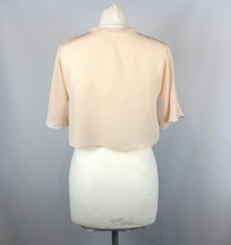 Load image into Gallery viewer, 1930s 1940s Pale Peach Rayon Bed Jacket - B36