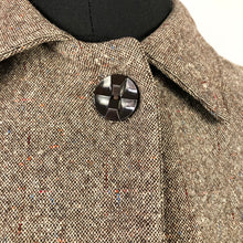 Load image into Gallery viewer, 1940s Cropped Swing Jacket Made From Scottish Tweed B34