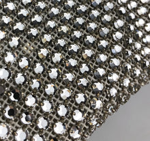 Load image into Gallery viewer, 1940s 1950s Claw Set Clear Paste Evening Purse - Super Sparkly