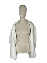 Load image into Gallery viewer, Original 1930's Marshall & Snelgrove Crisp White Linen Jacket - Bust 34 36 38 40 *