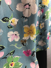 Load image into Gallery viewer, Original 1940s CC41 Floral Crepe Smock - B34 36 38