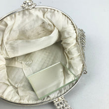Load image into Gallery viewer, 1940s 1950s Claw Set Clear Paste Evening Purse - Super Sparkly
