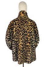 Load image into Gallery viewer, Original 1940's Dyed Lamb Leopard Print Jacket - Bust 38 40