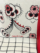 Load image into Gallery viewer, Original 1970's Does 1930's Black, Red and Cream Celia Birtwell Floral Scarf or Headscarf
