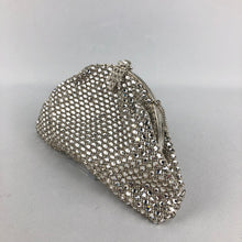 Load image into Gallery viewer, 1940s 1950s Claw Set Clear Paste Evening Purse - Super Sparkly