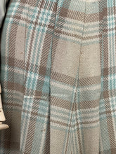 Load image into Gallery viewer, AS IS Original 1930s or 1940s Lightweight Wool Check Suit in Duck Egg, Mocha and Cream - Bust 34 35