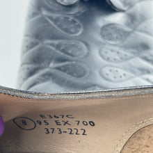 Load image into Gallery viewer, Original 1940's Black Deadstock Clarks Empire Lace Up Shoes With Punch Detail - UK 8