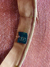 Load image into Gallery viewer, Original 1930s Salmon Pink Fine Straw Sun Hat with Grosgrain Trim