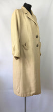 Load image into Gallery viewer, RESERVED FOR SOPHIE DO NOT BUY 1930s Cream Herringbone Coat with Smart Detailing - Bust 38 40 42