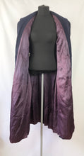 Load image into Gallery viewer, Original 1940s CC41 Navy Wool Coat with Great Pocket Detail - Bust 36 38