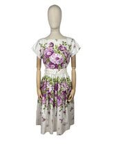 Load image into Gallery viewer, Original 1950's St Michael Floral Belted Summer Dress - Bust 40