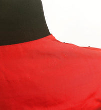 Load image into Gallery viewer, 1940s Red Grosgrain Paste Studded Jacket - B38