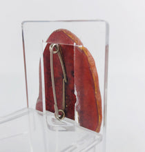 Load image into Gallery viewer, 1940s Carved Basset Hound Dog Brooch - Signed