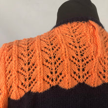Load image into Gallery viewer, Reproduction 1940s Navy and Orange Jumper - B40 42
