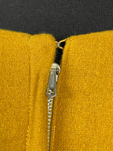 Load image into Gallery viewer, Original 1950s Lightweight Wool Dress with Original Belt in Mustard - Bust 34