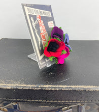 Load image into Gallery viewer, 1940's Felt Flower Anemone Corsage - Pretty Wartime Posy Brooch - Red, Pink, Mauve and Purple