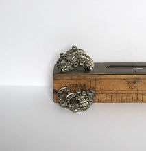 Load image into Gallery viewer, 1940s or 1950s Marcasite Clip on Earrings
