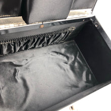 Load image into Gallery viewer, 1950s Woven Metal Box Bag with Clear Lucite Handle