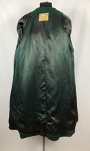 Load image into Gallery viewer, 1940s Green Wool Coat with Real Fur Collar Trim - Bust 38 48