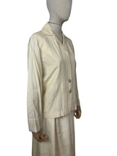 Load image into Gallery viewer, Original 1930's Pure Silk Suit - Smart Piece with Mother Of Pearl Buttons - 36-26-38