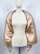 Load image into Gallery viewer, Original 1950s Trewarne Jacket in Grey and White Stripe - Slightly Wounded - Bust 36