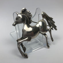 Load image into Gallery viewer, Large Genuine Solid Silver Horse Brooch