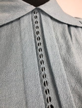Load image into Gallery viewer, Original 1940s CC41 Blue Wool Blouse by Etam- B36 38