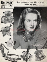 Load image into Gallery viewer, 1940's Felt Flower Anemone Corsage - Pretty Wartime Posy Brooch - Red, Purple, Mauve and Violet